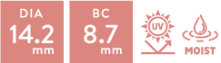 DIA14.2mm BC8.7mm UV MOIST